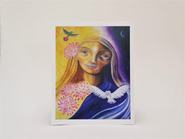 Honoring The Cycles In Darkness and Light - Art Print