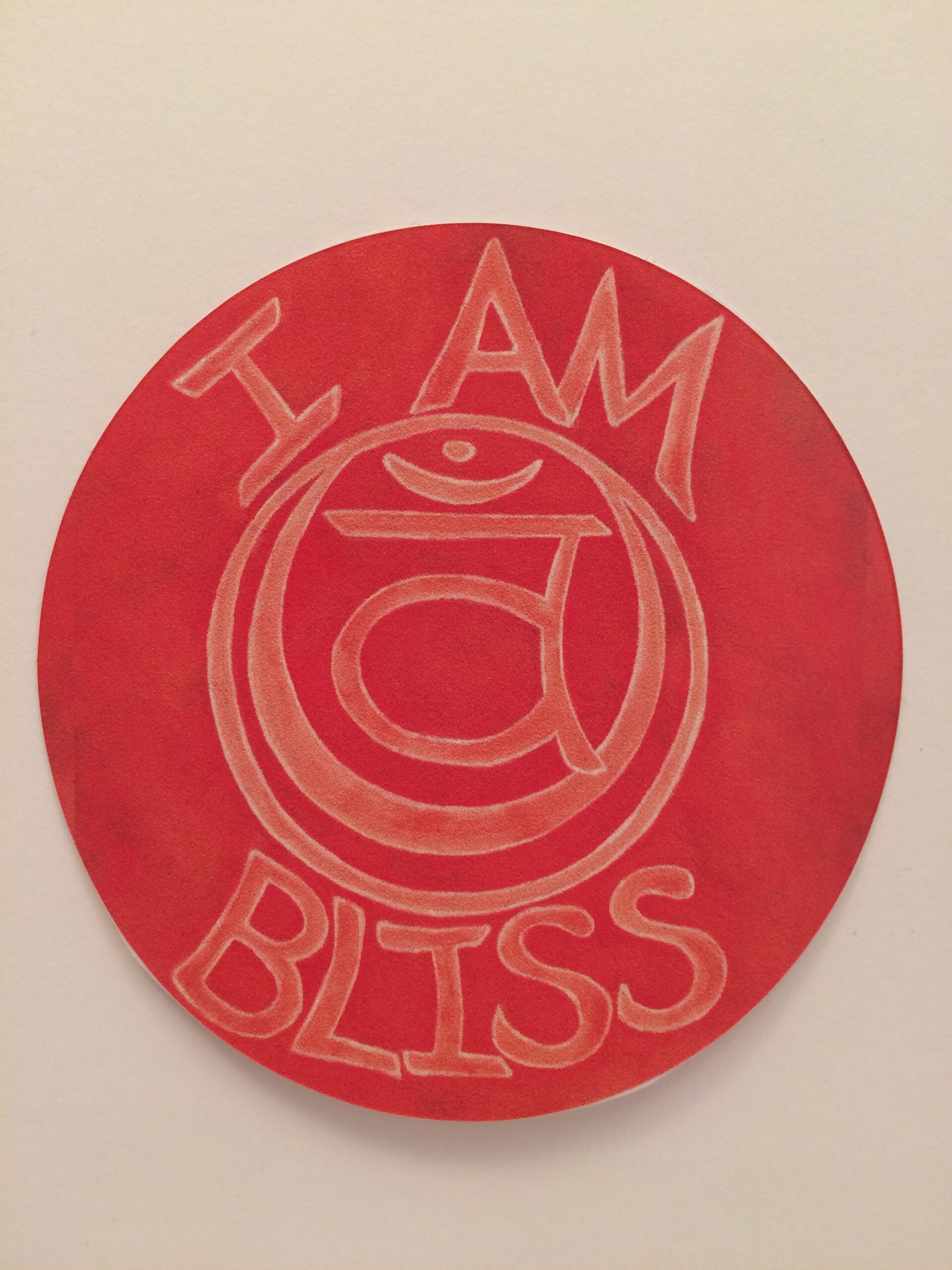 IMG_3757 I Am Bliss ~ 3.5"vinyl sticker