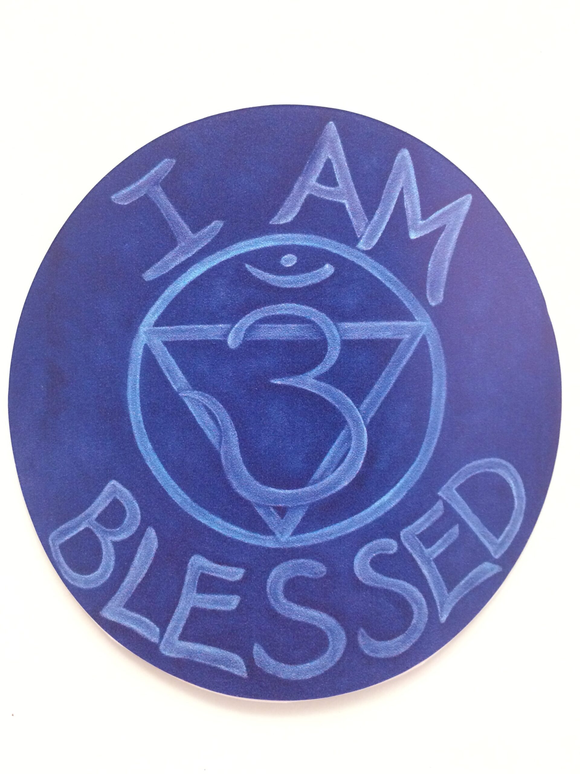 IMG_3769 I Am Blessed ~ 3.5" vinyl sticker