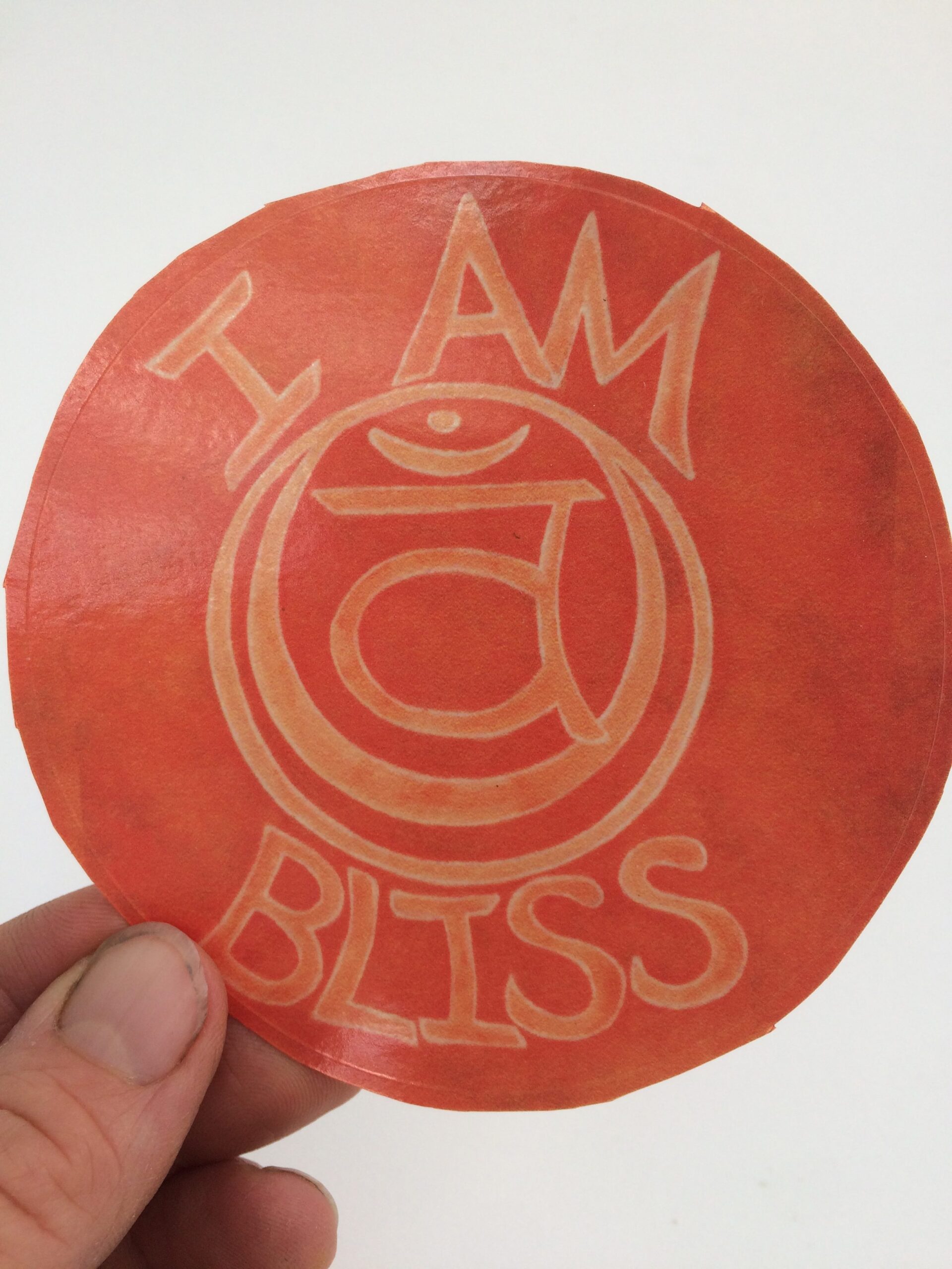 IMG_5208 I Am Bliss ~ window cling