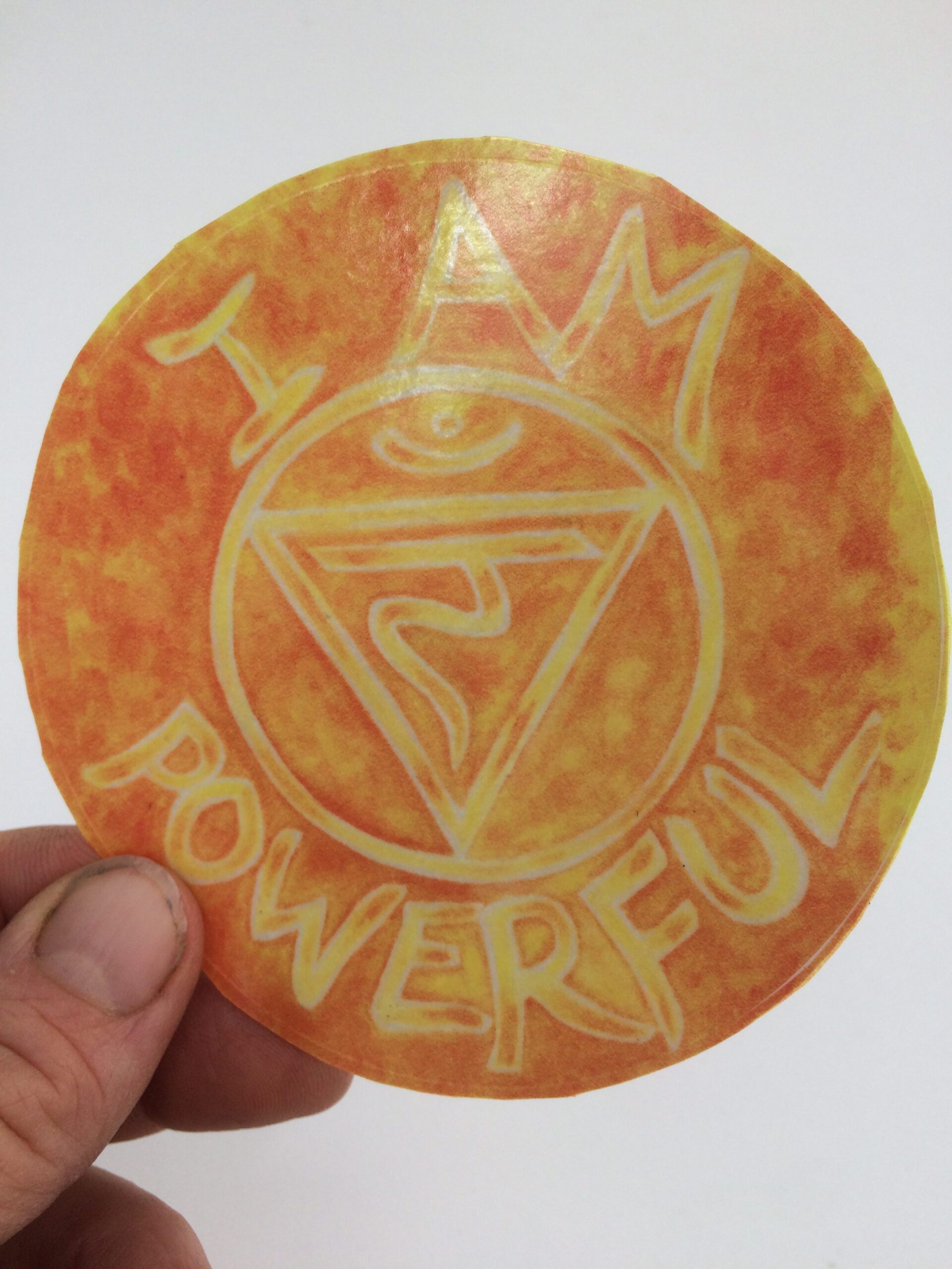 IMG_5209 I Am Powerful ~ window cling