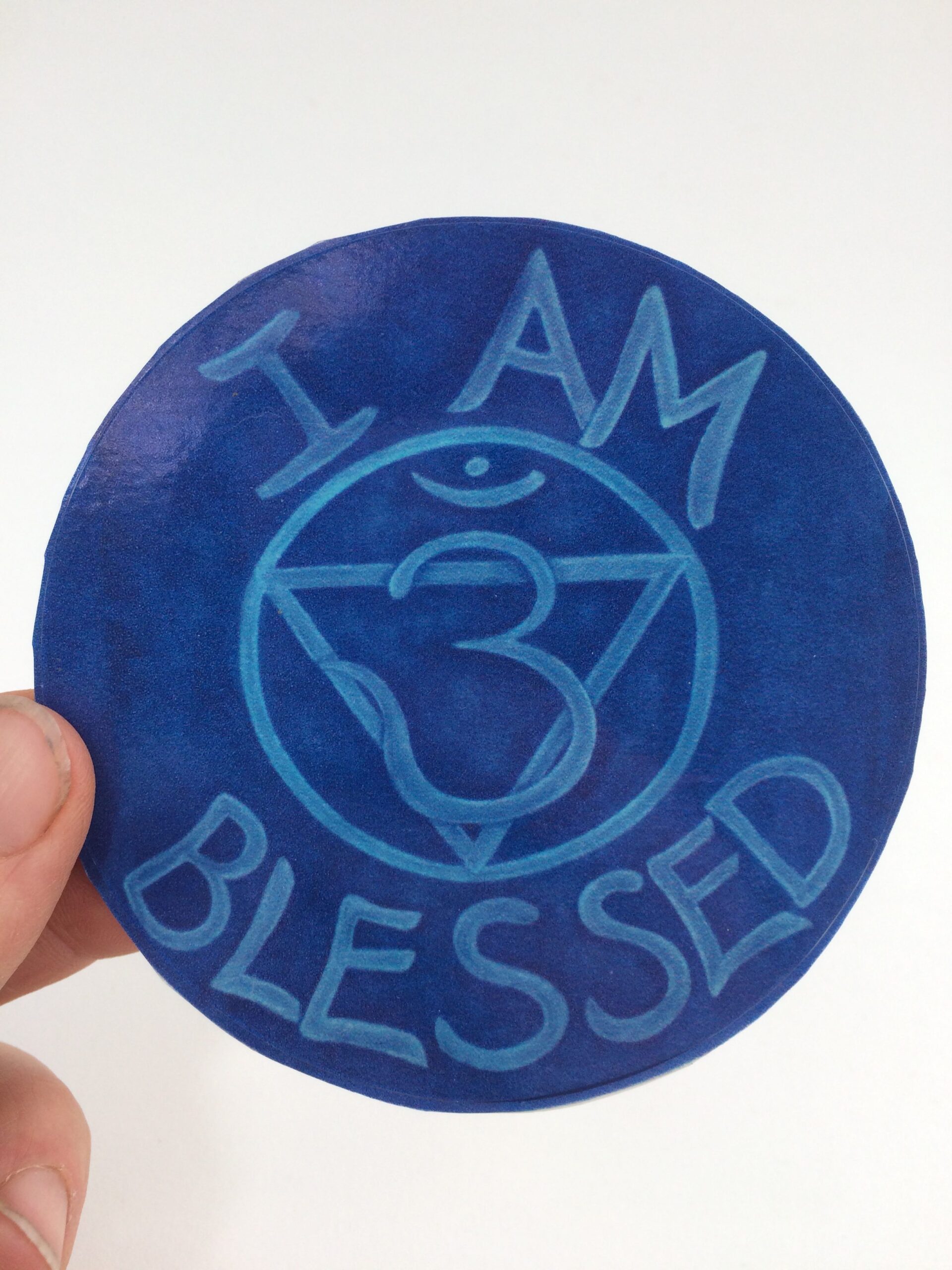IMG_5212 I Am Blessed ~ window cling