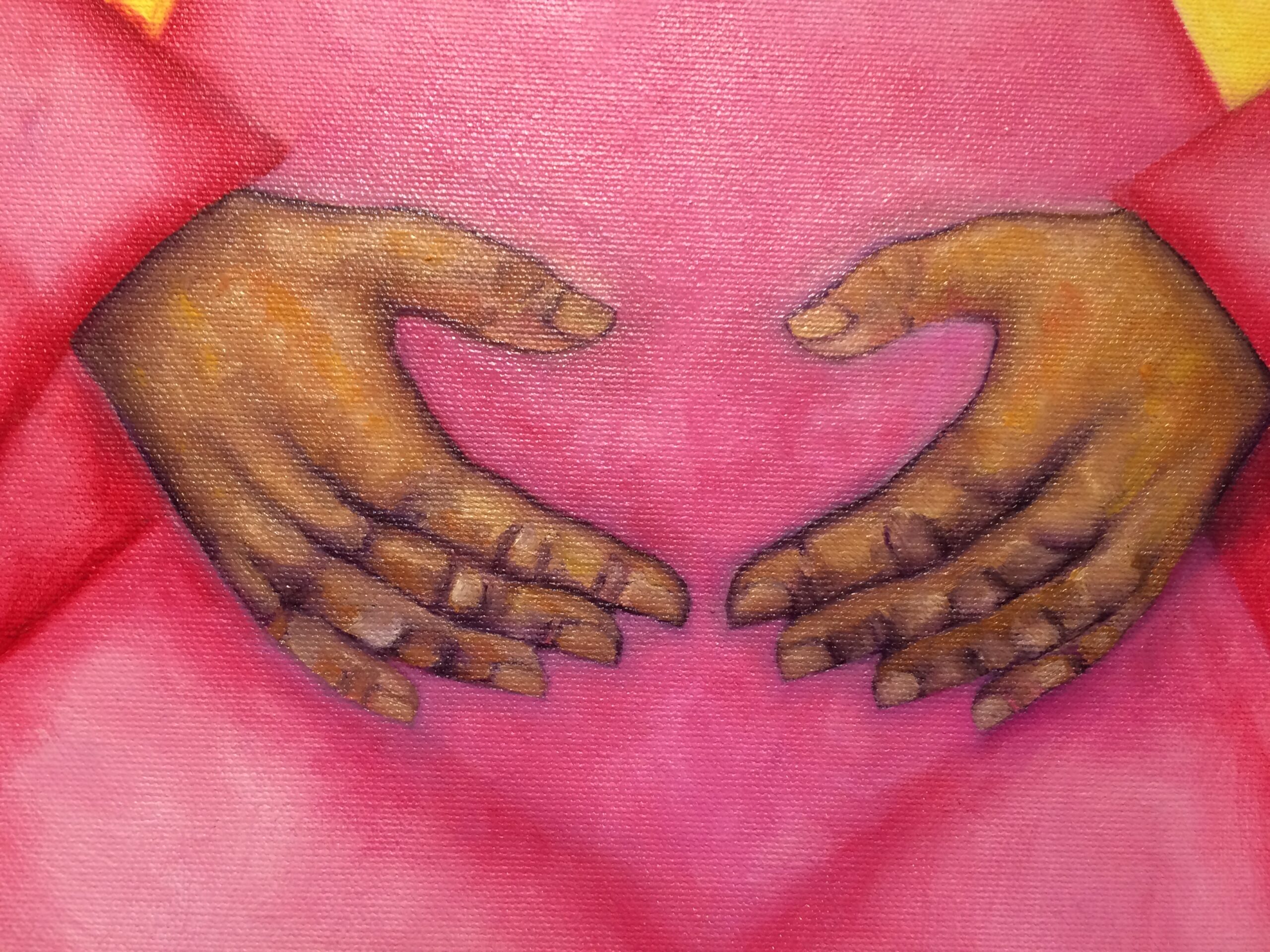 Sacred Womb ~ painting detail