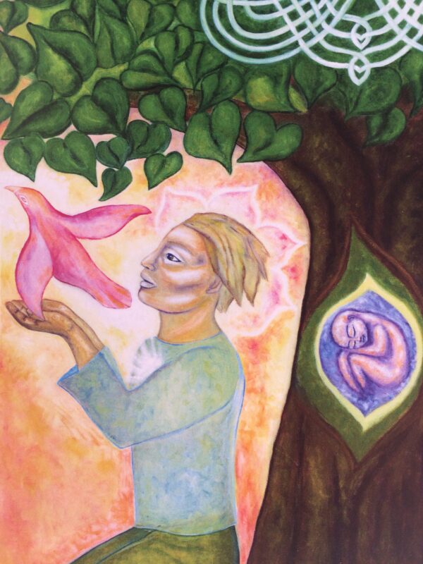 Honouring the Path of Love ~ print detail