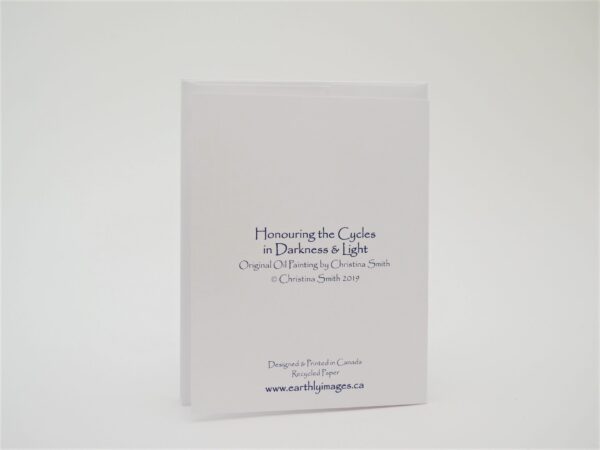 Honoring The Cycles In Darkness and Light - Card (back)