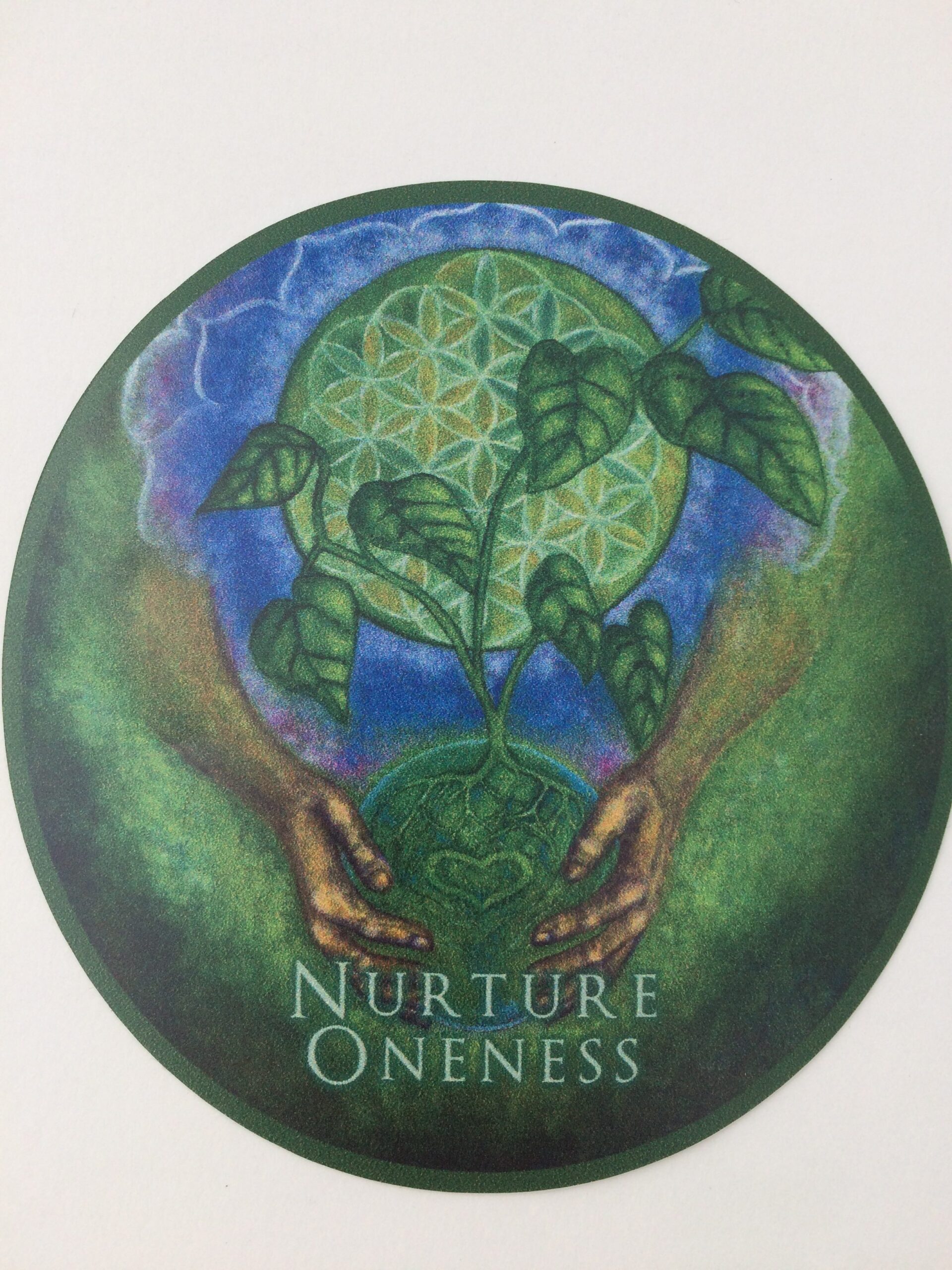 IMG_5140 Nurturing Oneness ~ 3.5" vinyl sticker